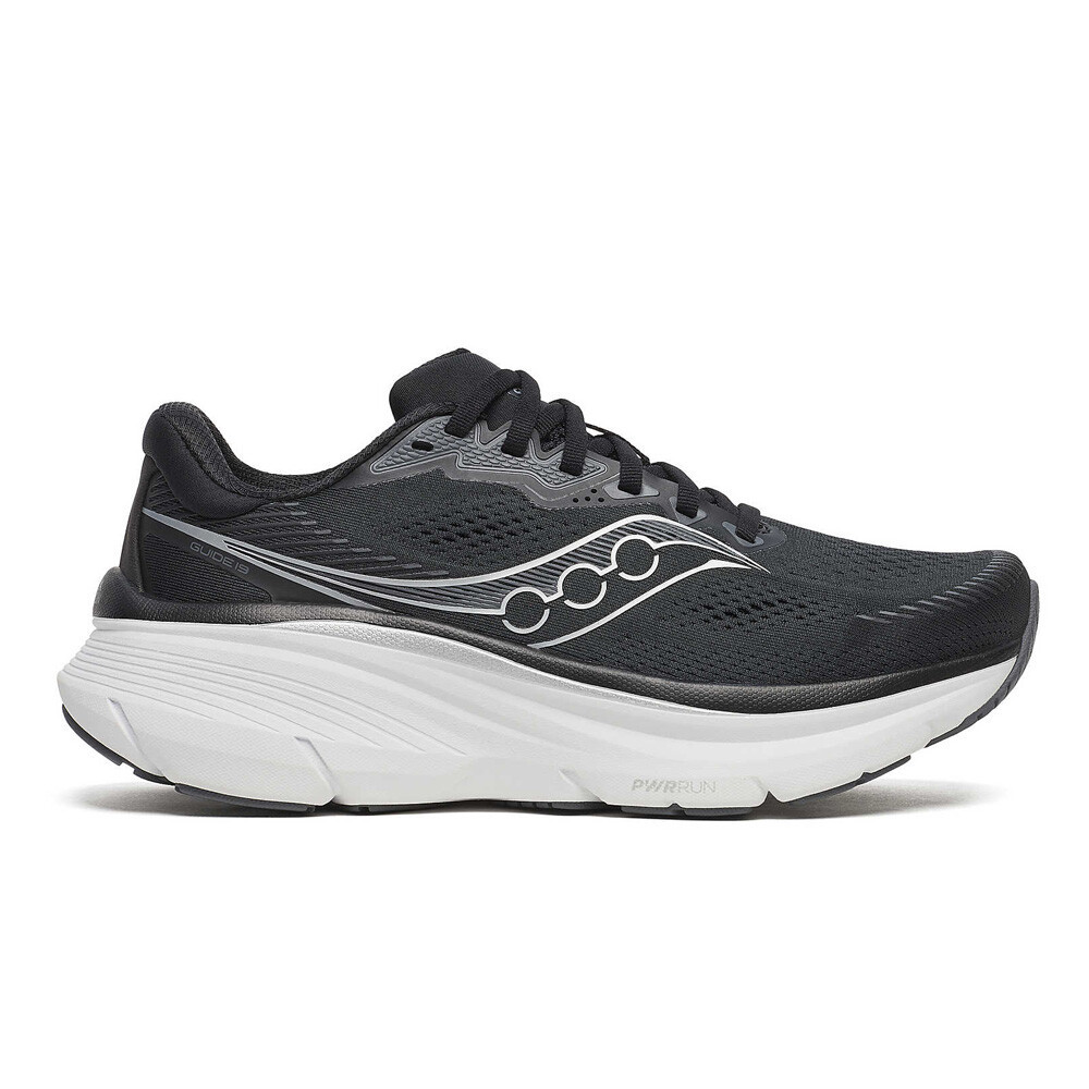 Saucony Guide 19 Women's Running Shoes (D Width) | Black/Silver