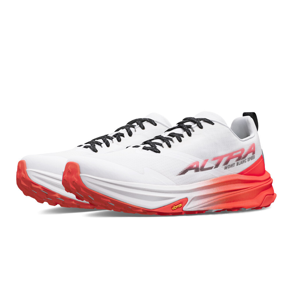 Altra Mont Blanc Speed Women's Trail Running Shoes | White/Red