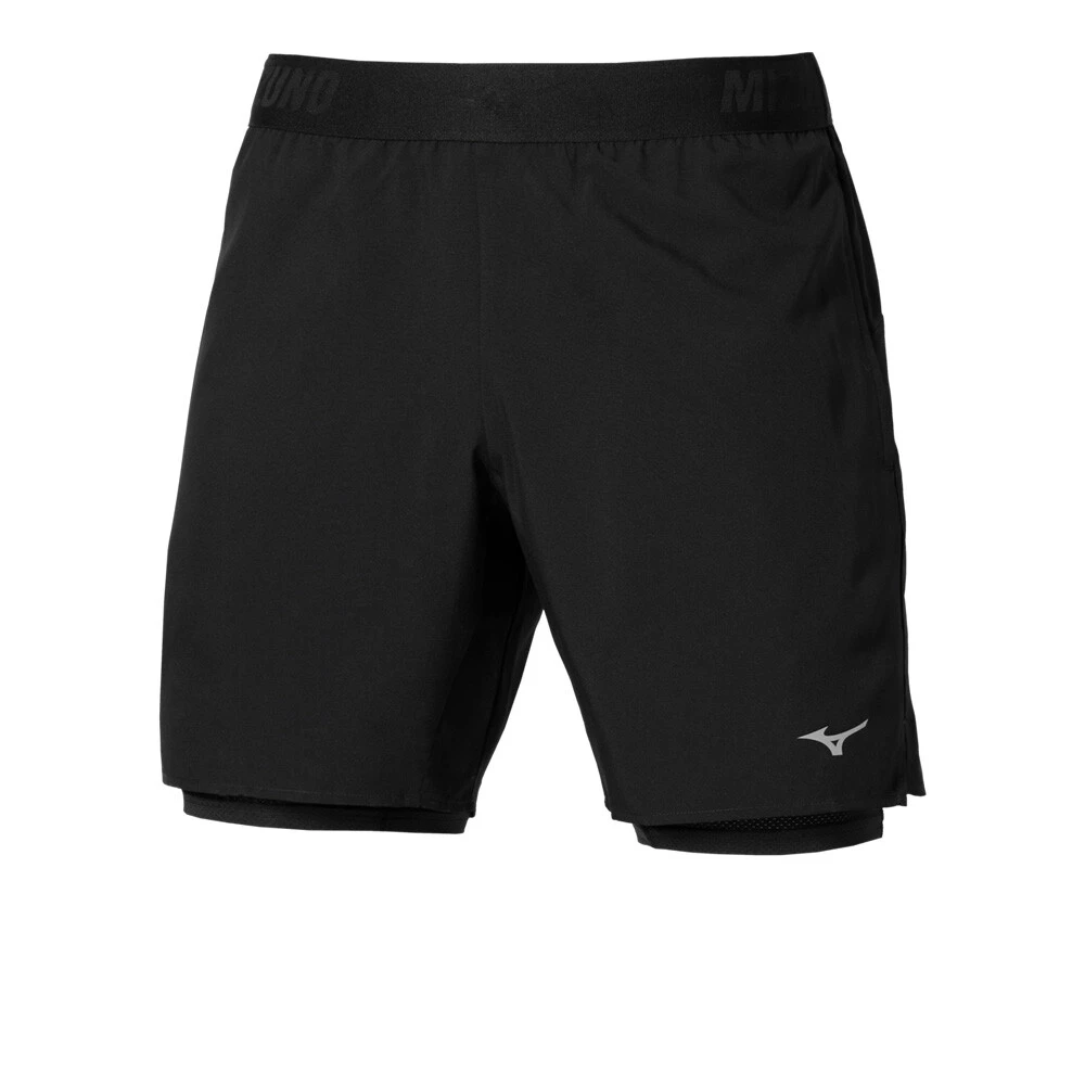 Mizuno Core 5.5 Inch 2-In-1 Men's Shorts | Black — photo 1