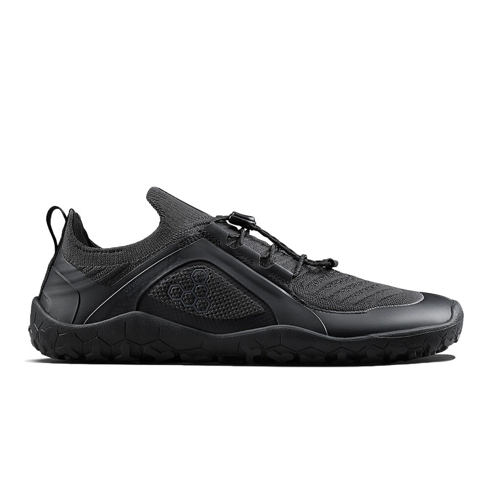VivoBarefoot Primus Trail Knit FG Men's Trail Running Shoes | Obsidian/Obsidian