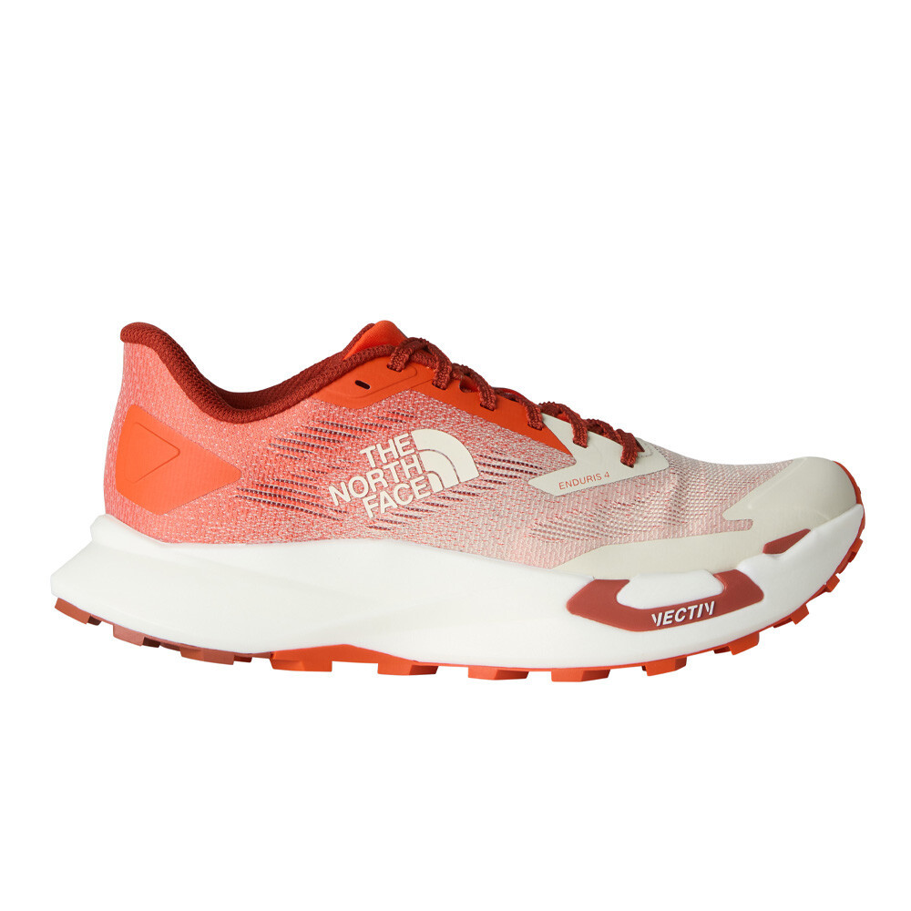 The North Face Vectiv Enduris 4 Men's Trail Running Shoes | Lava Red/Calacatta