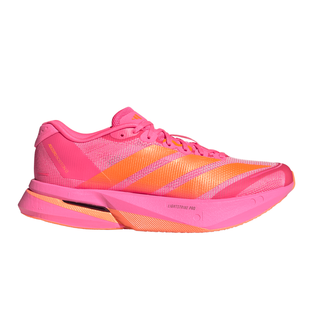 adidas Adizero Boston 13 Women's Running Shoes | Lucid Pink/Lucid Orange/Iron Metallic