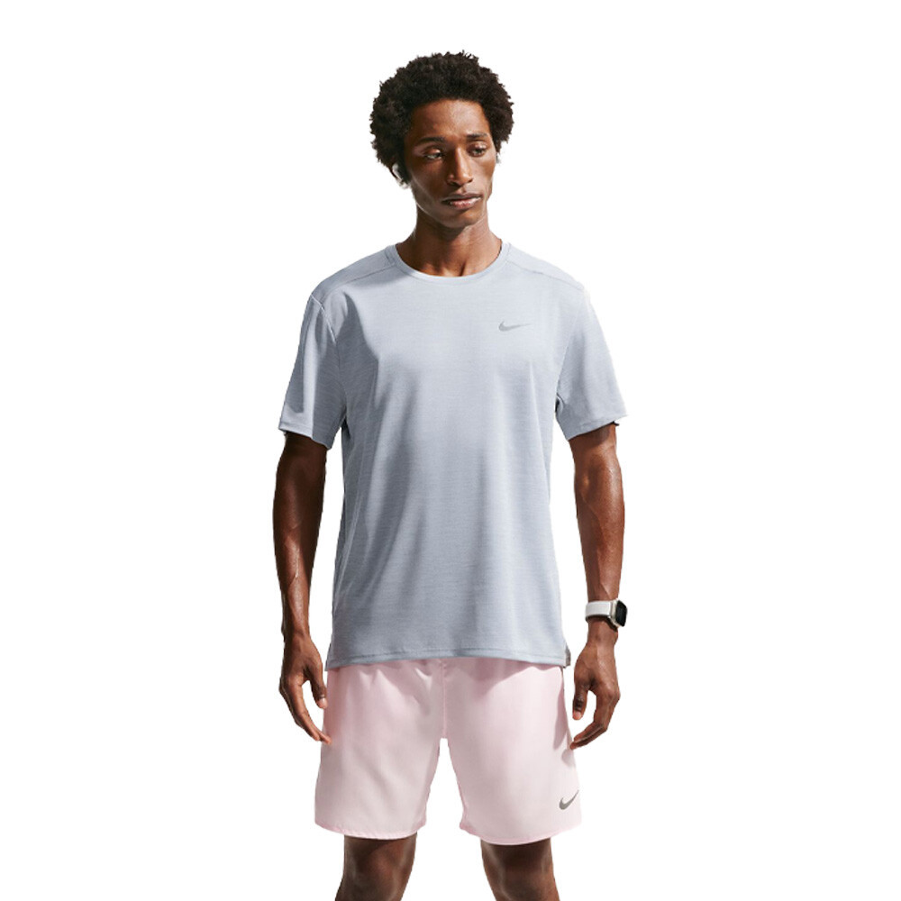 Nike Dri-FIT Miler Men's Running T-Shirt | Grey Fog/Particle Grey/Reflective Silver