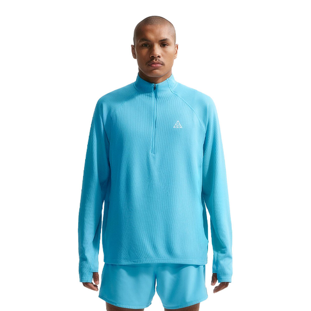 Nike ACG Dri-FIT 1/4-Zip Men's Trail Running Top | Baltic Blue/Baltic Blue/Summit White