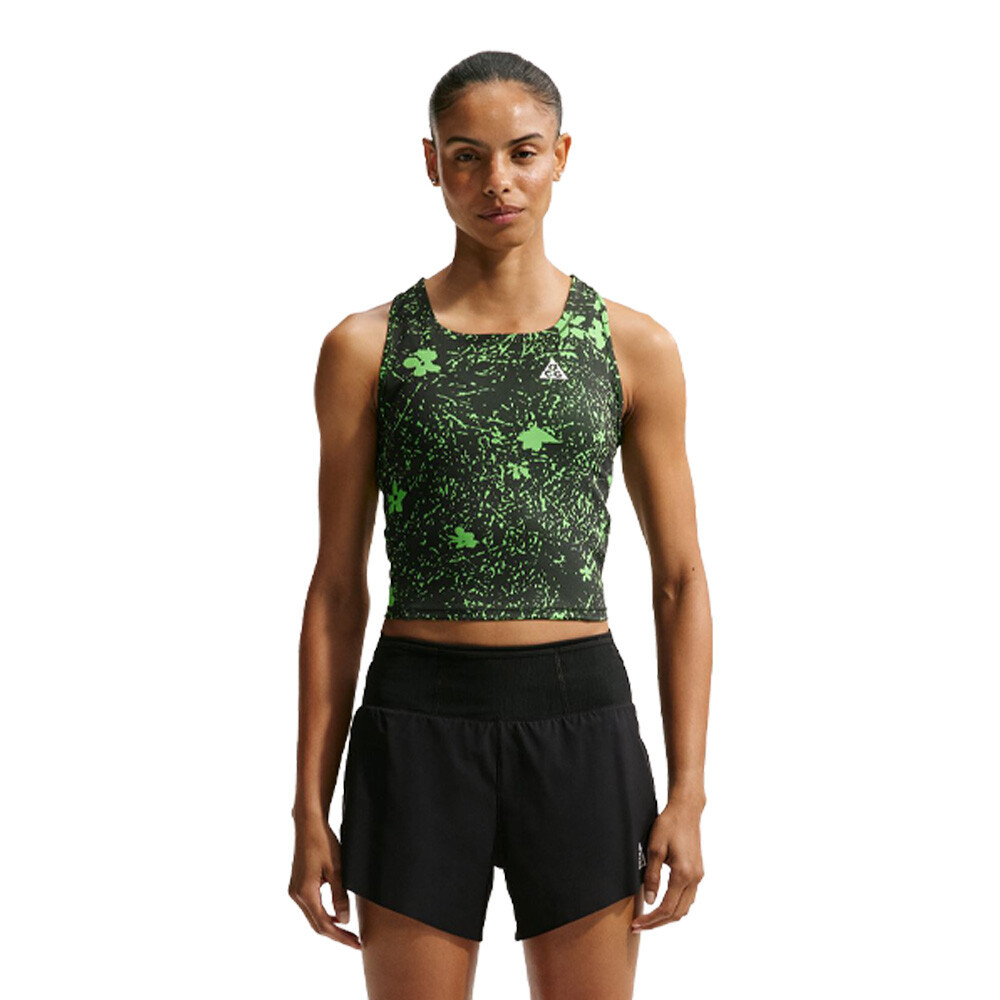 Nike ACG Dri-FIT Solar Chase Women's Trail Running Vest | Mean Green/Summit White