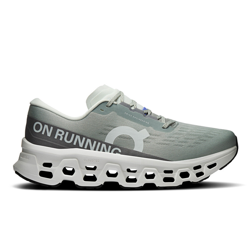 On Running On Cloudmonster 3 Men's Running Shoes | Tin/Ivory