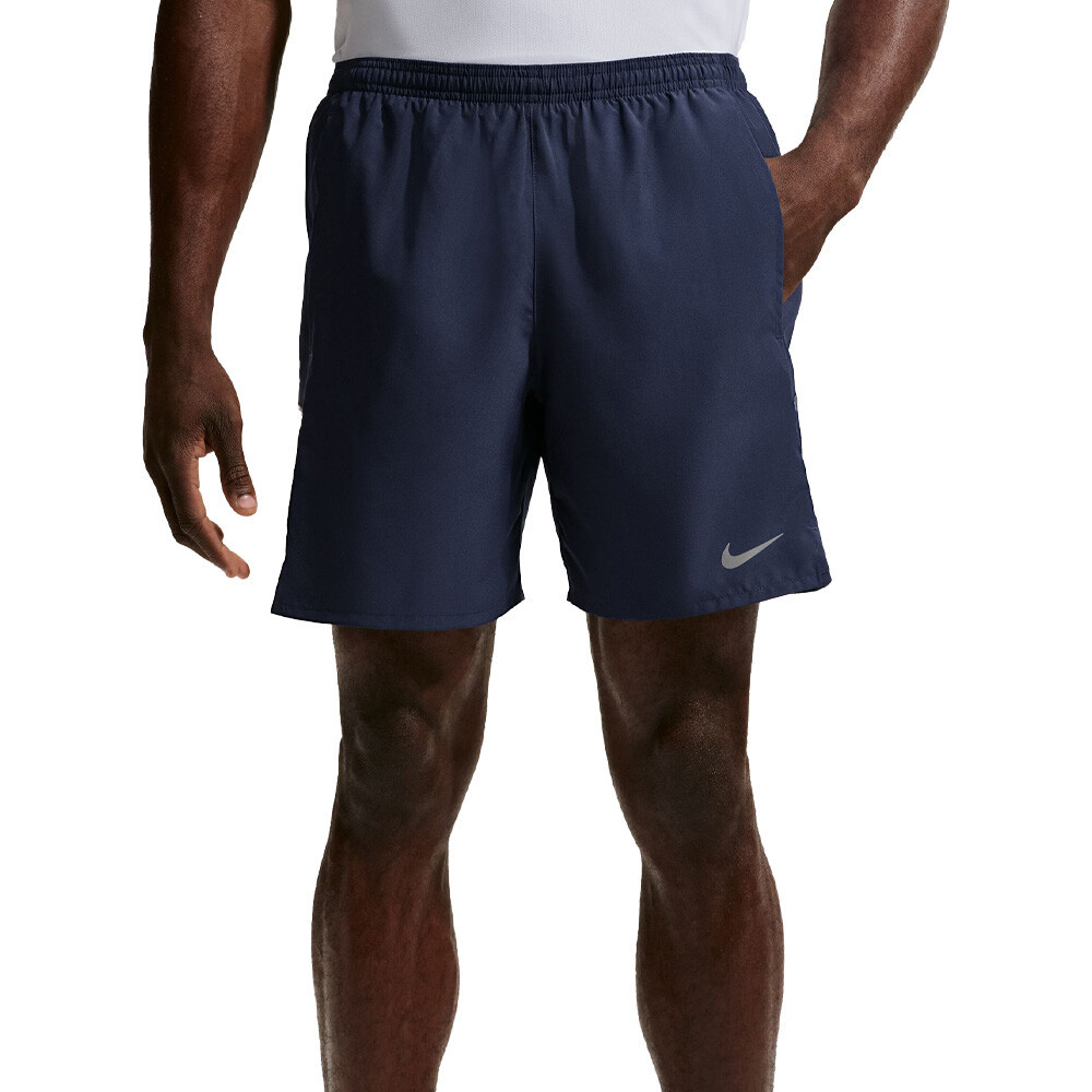Nike Miler Dri-FIT 7 Inch 2-in-1 Men's Running Shorts | Midnight Navy/Reflective Silver