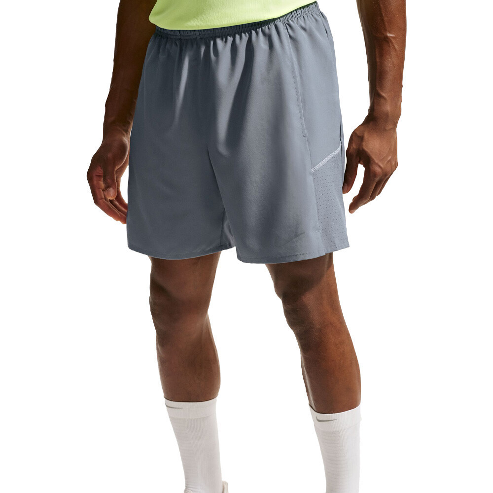 Nike Miler Dri-FIT 7 Inch 2-in-1 Men's Running Shorts | Smoke Grey/Reflective Silver