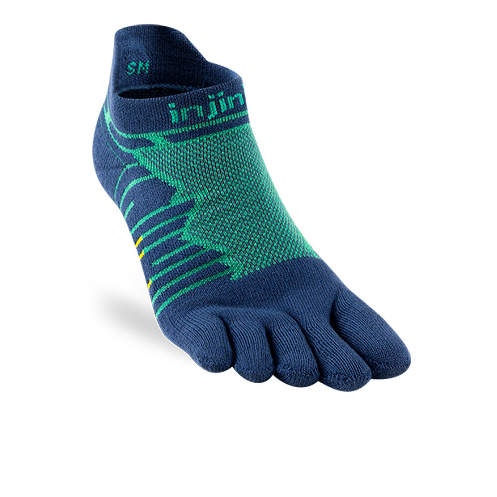Injinji Ultra Run No-Show Ankle Socks | Poseidon