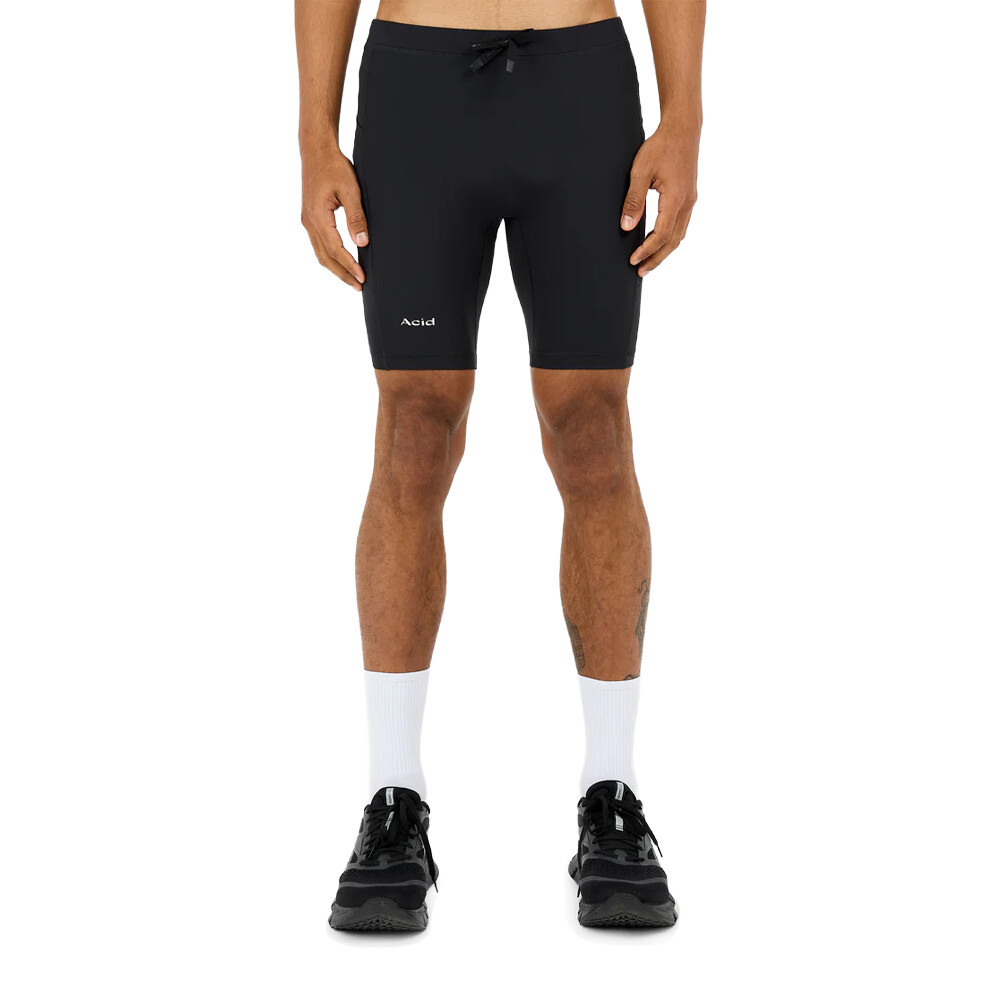 Acid Running Logo Men's Tight Shorts | Black
