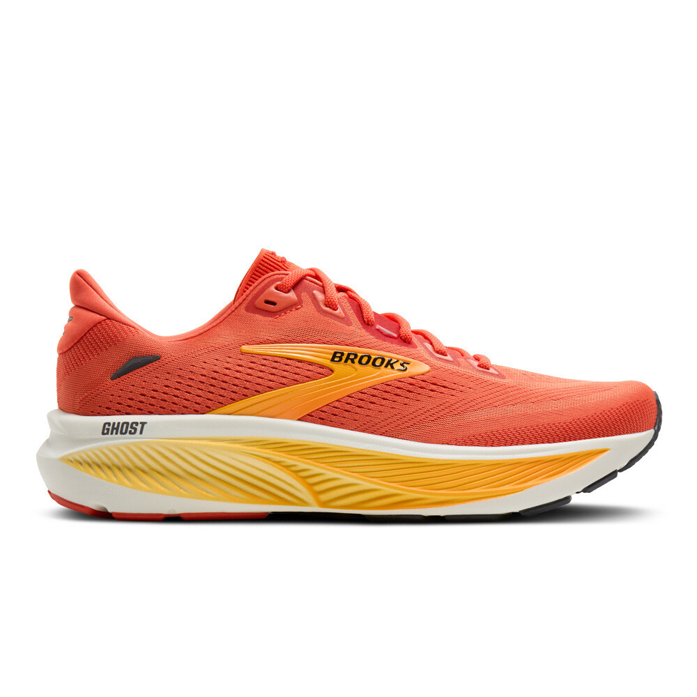 Brooks Ghost 18 Men's Running Shoes | Tigerlilly/Orange/Pearl