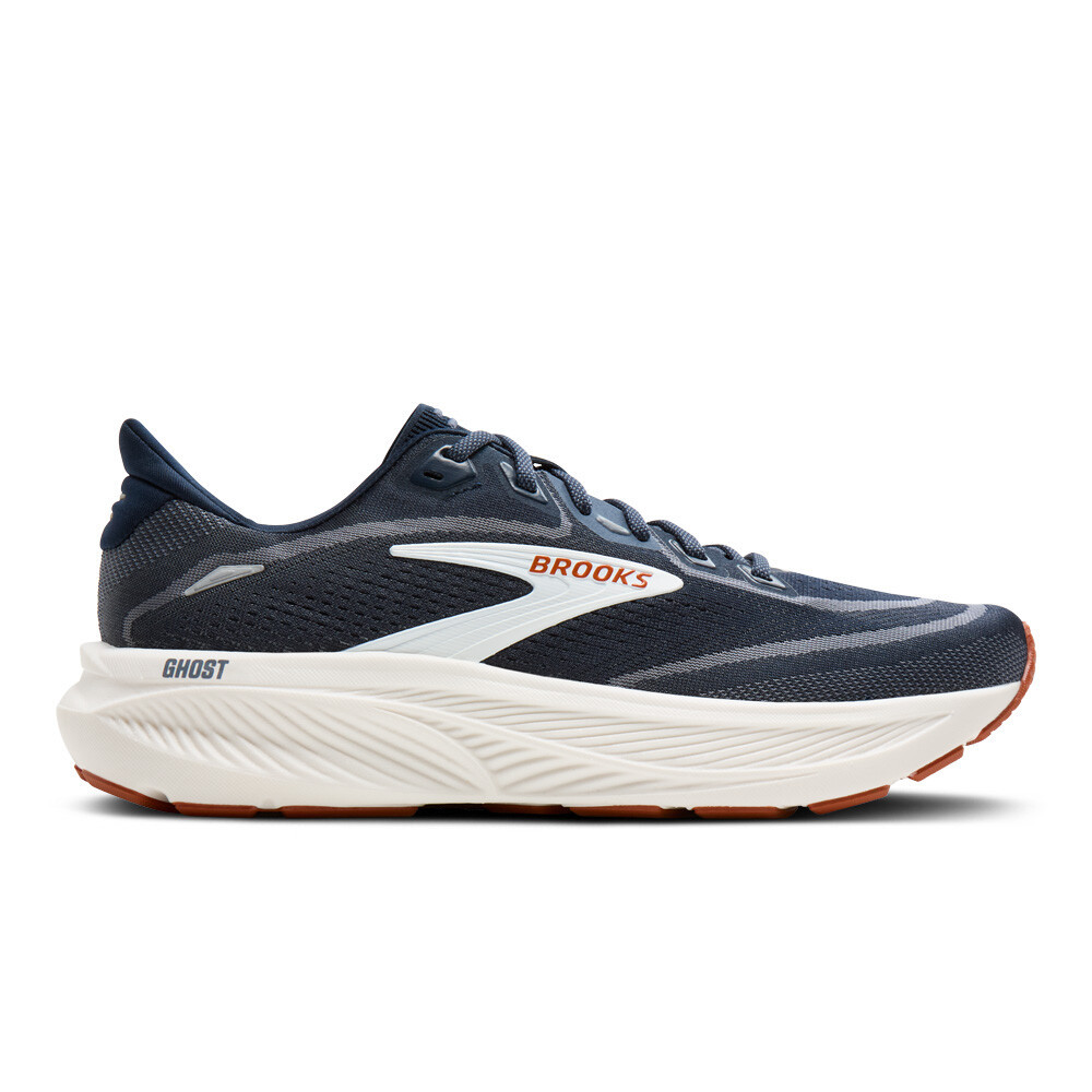 Brooks Ghost 18 Men's Running Shoes | Navy Blazer/Red Earth/Blue