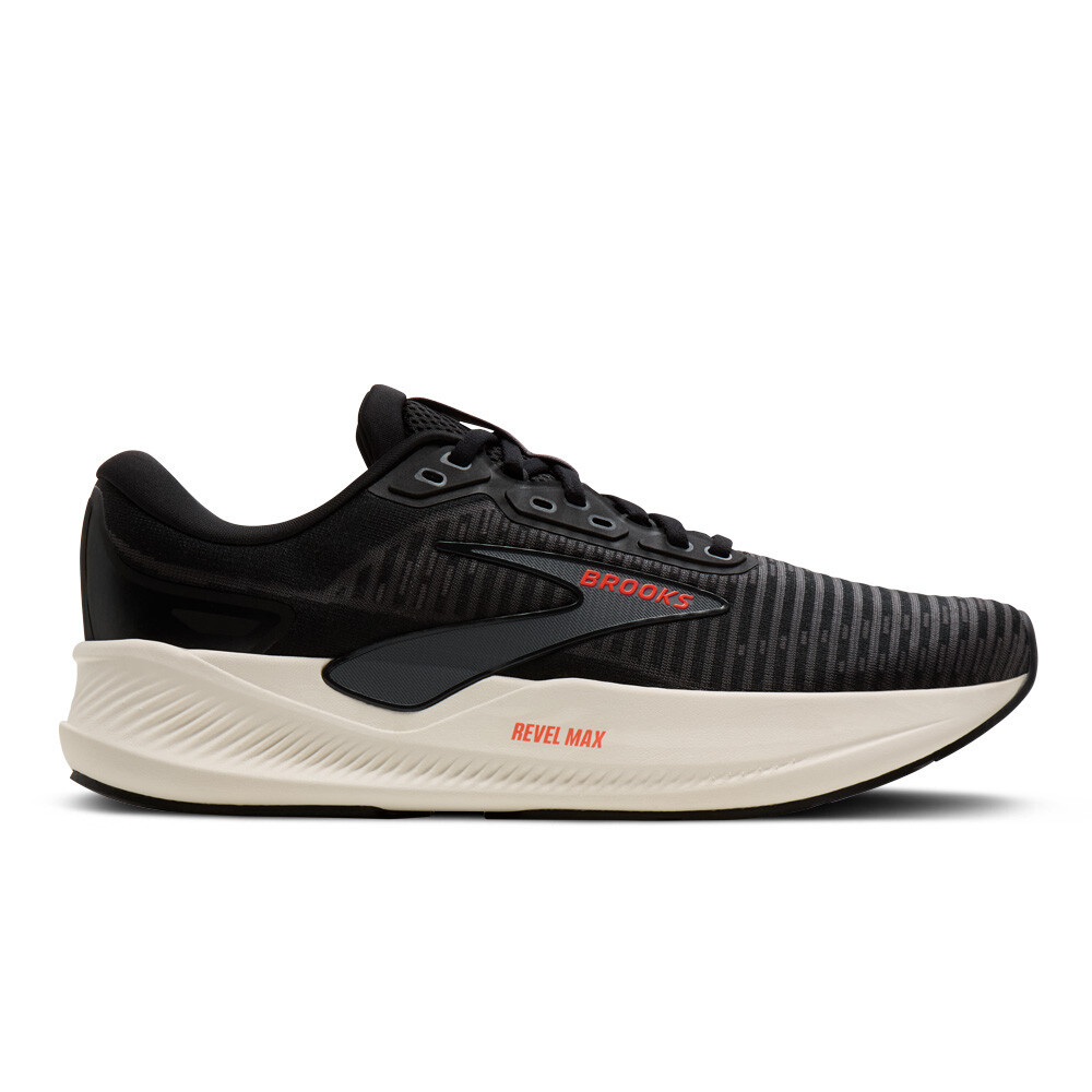 Brooks Revel Max Men's Running Shoes | Black/Ebony/Tigerlilly