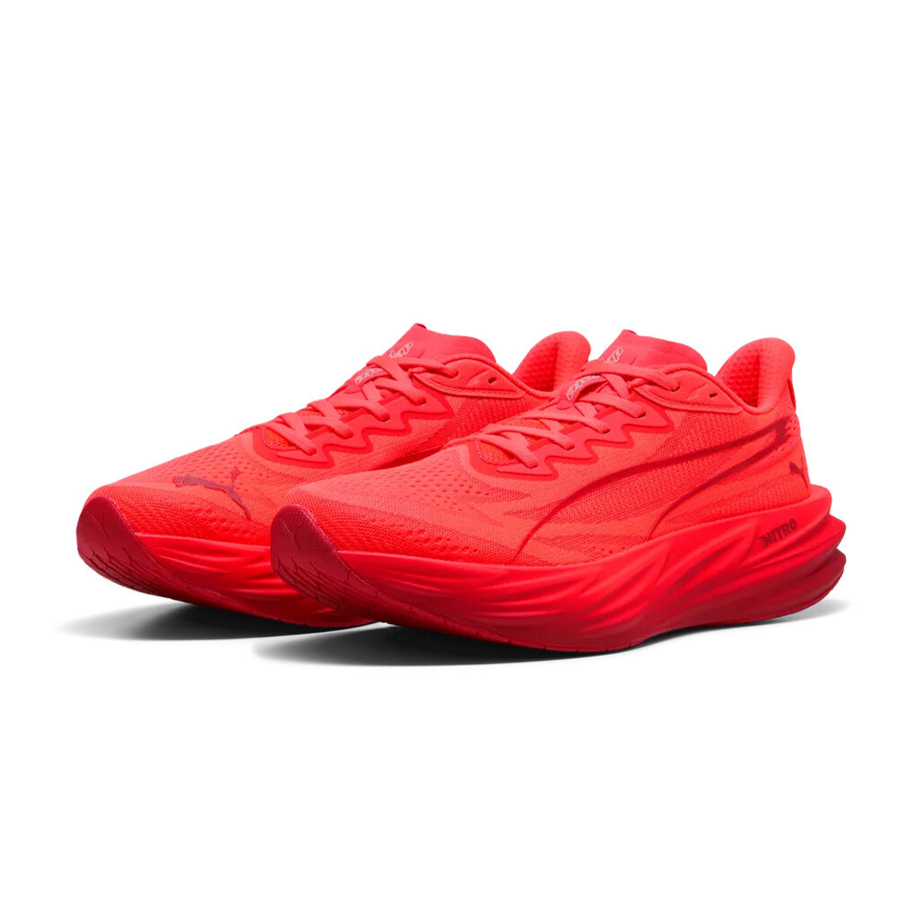 Puma Deviate Pure Nitro Men's Running Shoes | Ultra Red/Red Rhythm