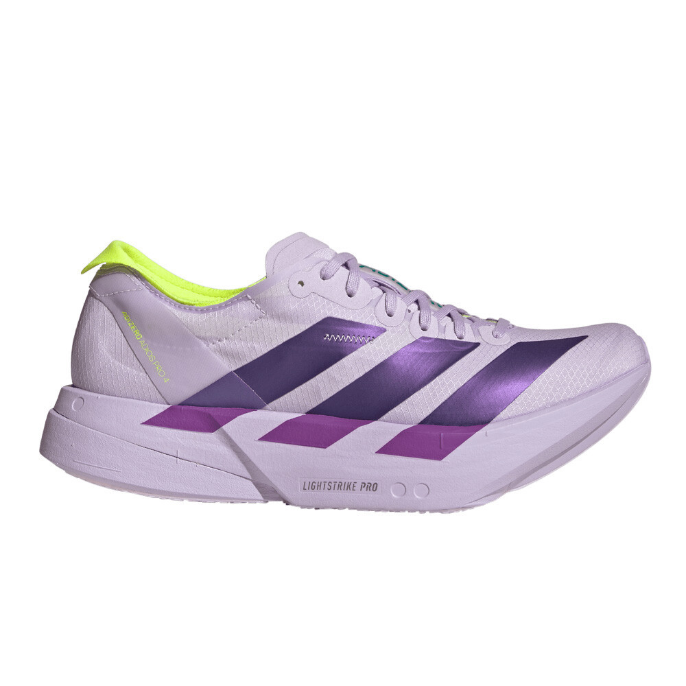 adidas Adizero Adios Pro 4 Women's Running Shoes | Purple Tint/Solar Purple/Signal Green