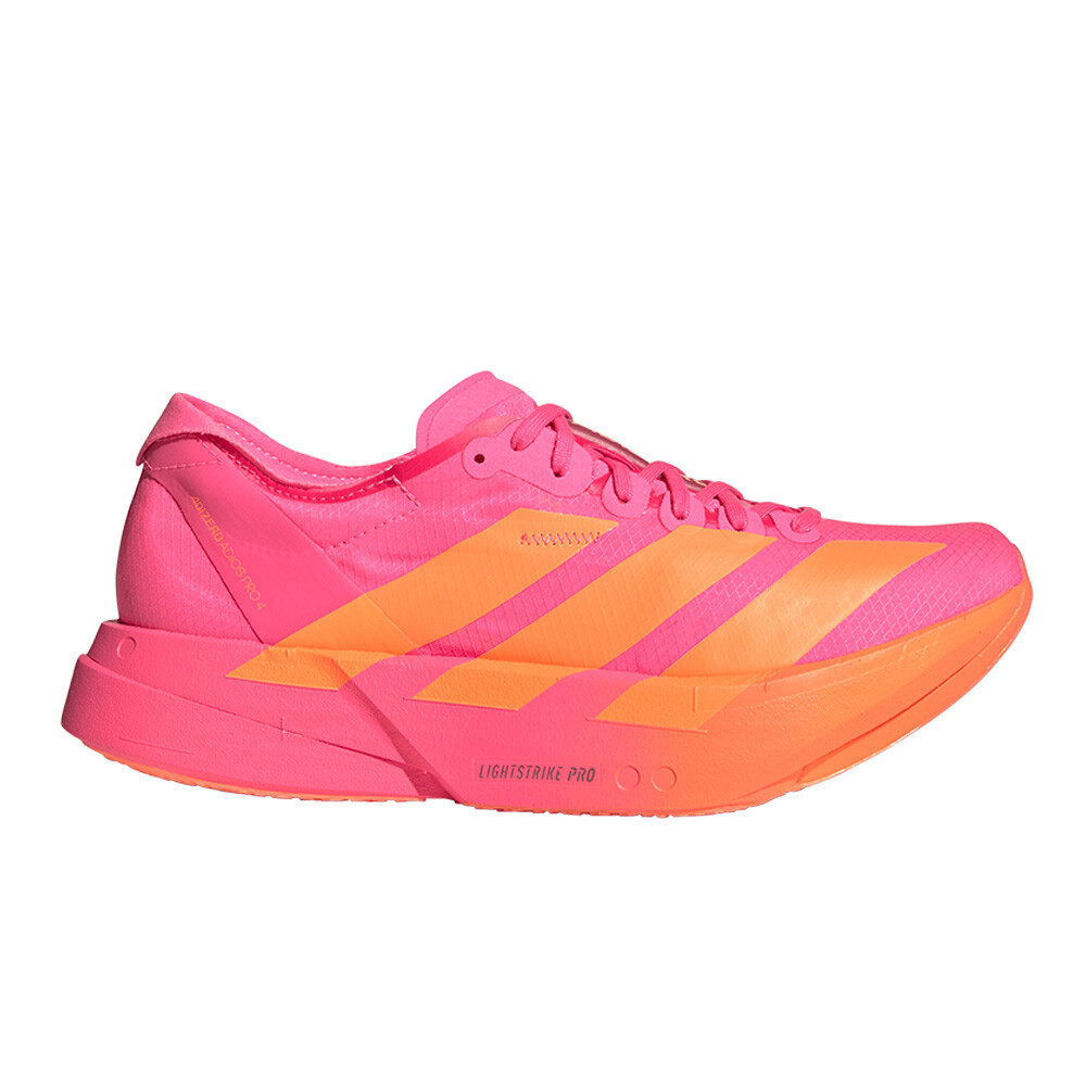 adidas Adizero Adios Pro 4 Women's Running Shoes | Lucid Pink/Lucid Orange/Iron Metallic