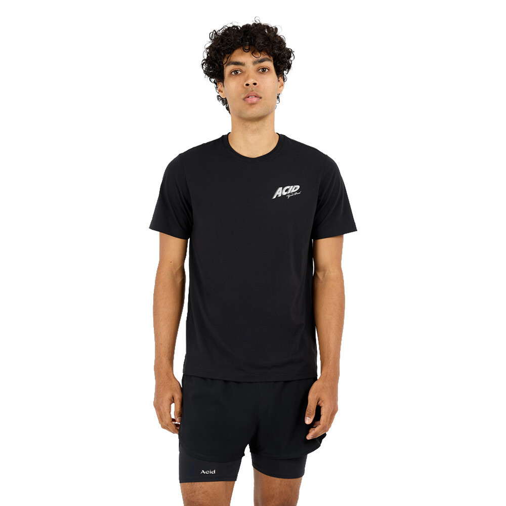 Acid Running Good Pace Men's T-Shirt | Black