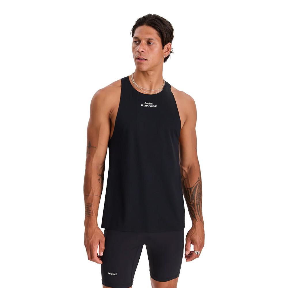 Acid Running Race Men's Vest | Black