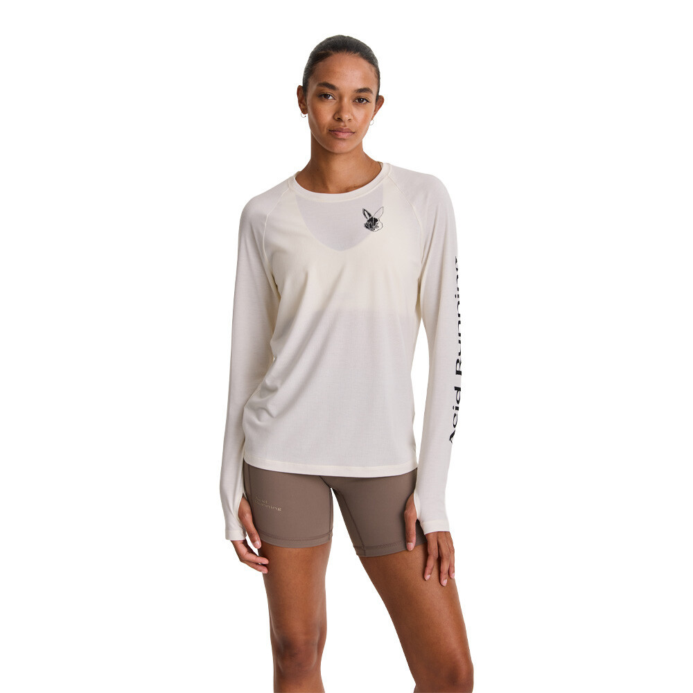 Acid Running Long Sleeve Women's Top | Bone