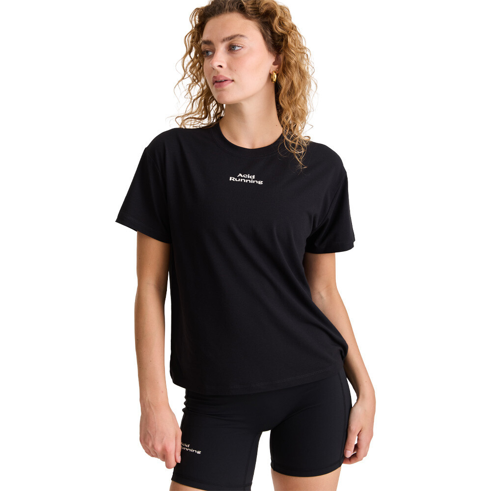 Acid Running Logo Women's T-Shirt | Black