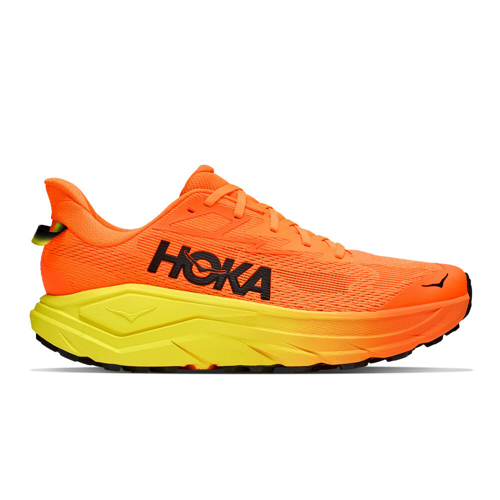 Hoka Challenger 8 Men's Trail Running Shoes | Neon Tangerine/Citrus