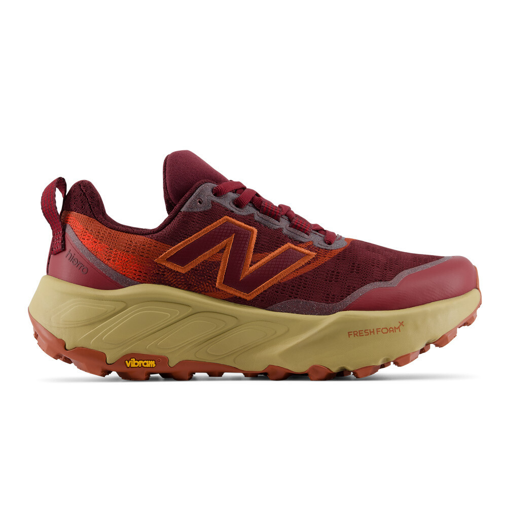 New Balance Fresh Foam X Hierro v9 Women's Trail Running Shoes | Mulled Wine/Neo Flame