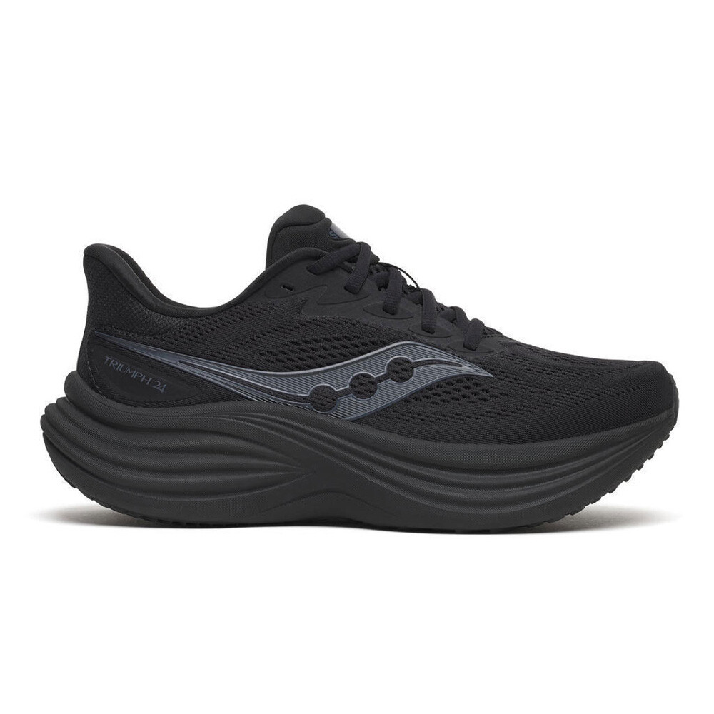 Saucony Triumph 24 Women's Running Shoes | Triple Black