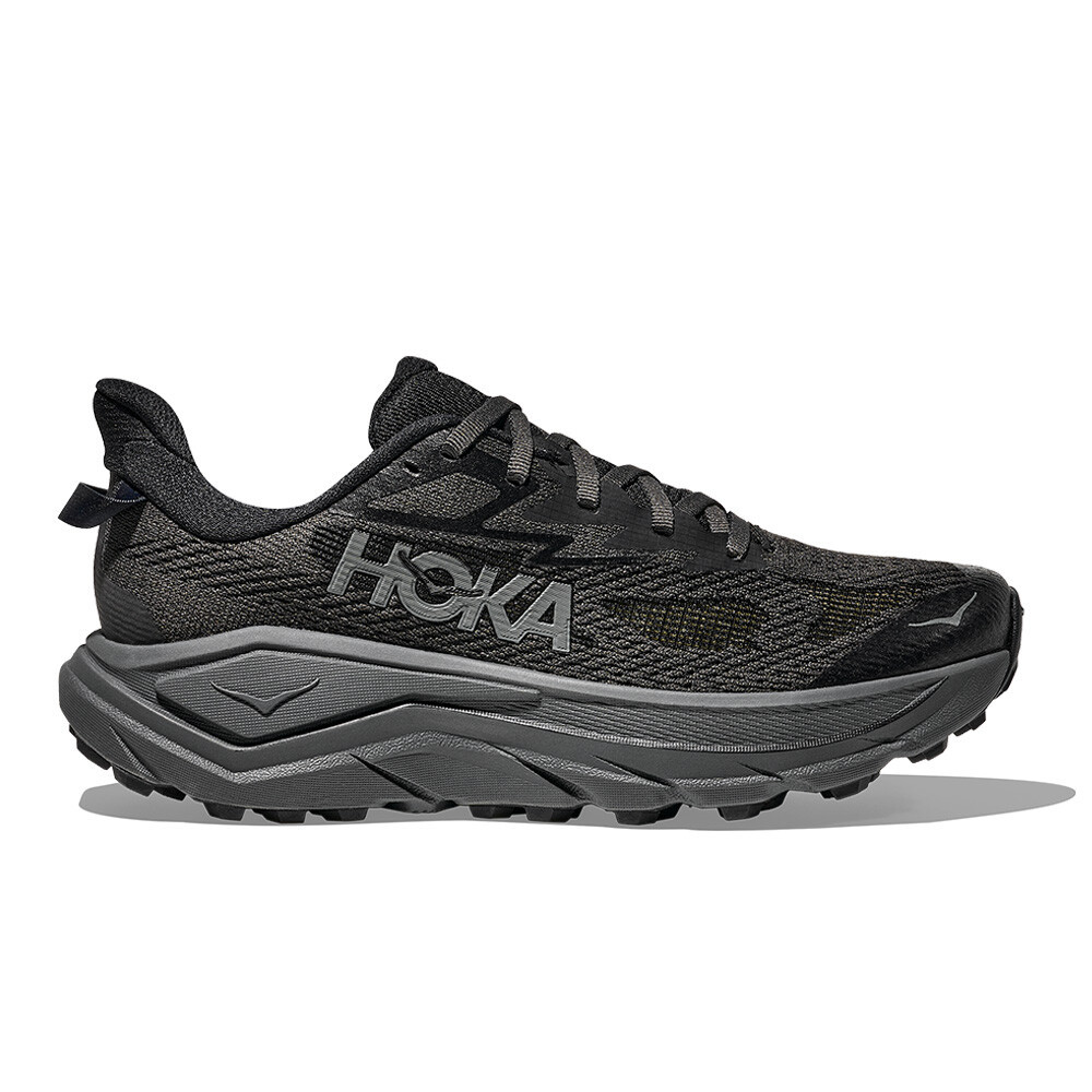 Hoka Challenger 8 Women's Trail Running Shoes | Black/Outer Orbit