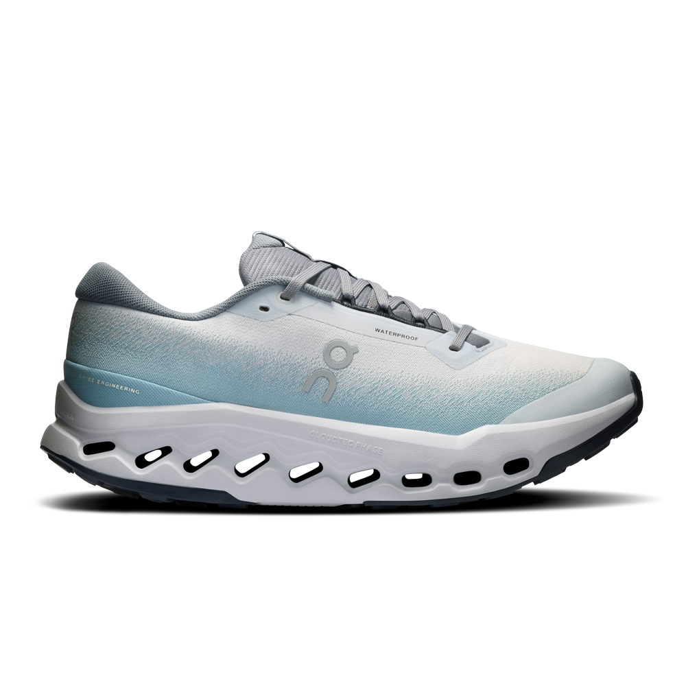 On Running On Cloudsurfer Trail 2 Men's Waterproof Trail Running Shoes | Glacier/Tide