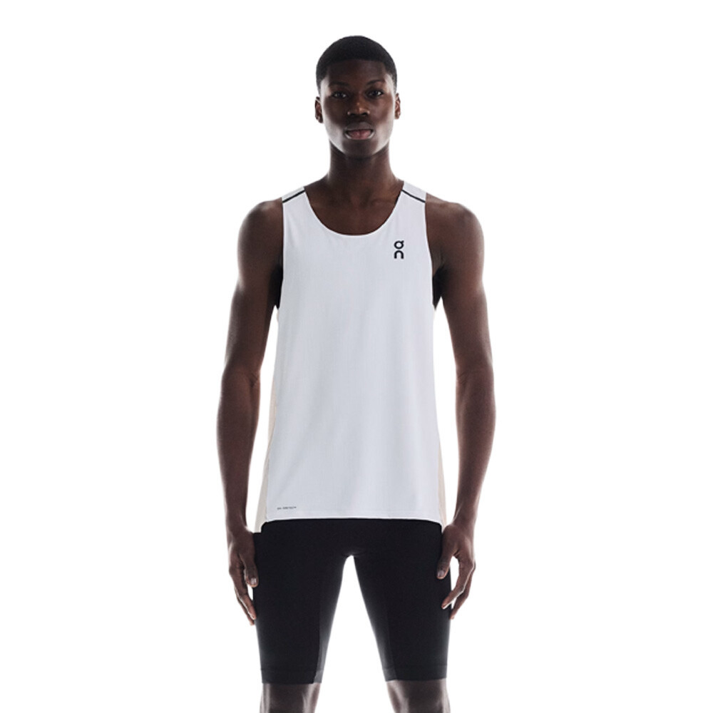On Running On Performance Men's Vest | White/Silver
