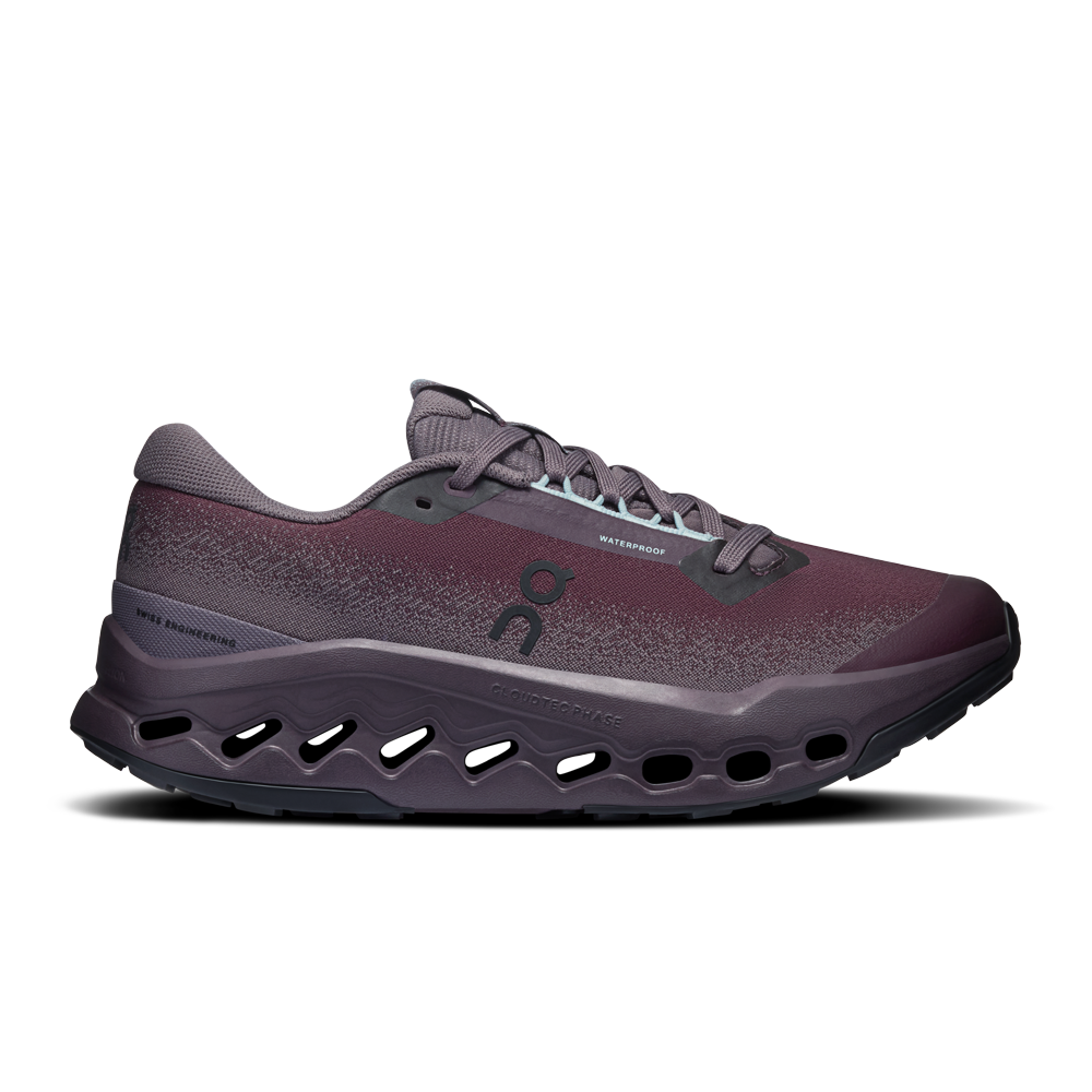On Running On Cloudsurfer 2 Waterproof Women's Trail Running Shoes | Urchin/Pebble