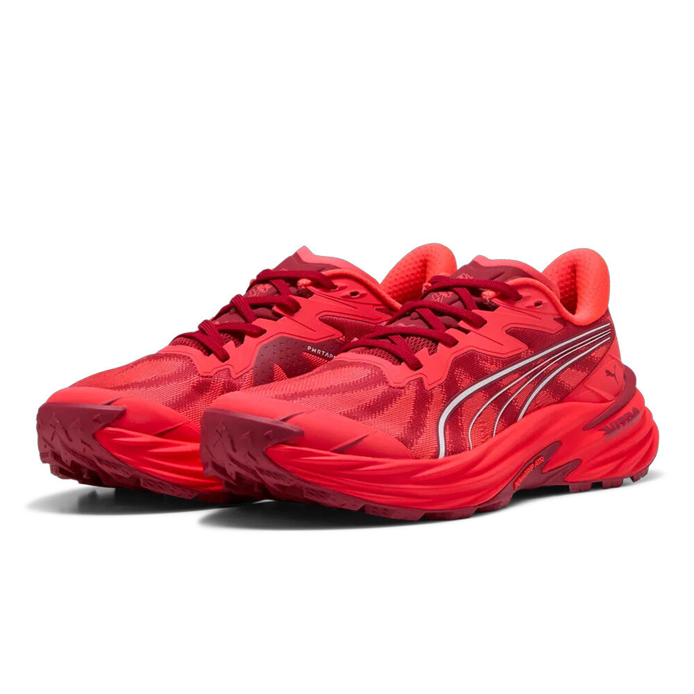 Puma Fast-Trac Nitro 4 Men's Trail Running Shoes | Ultra Red/Red Flash