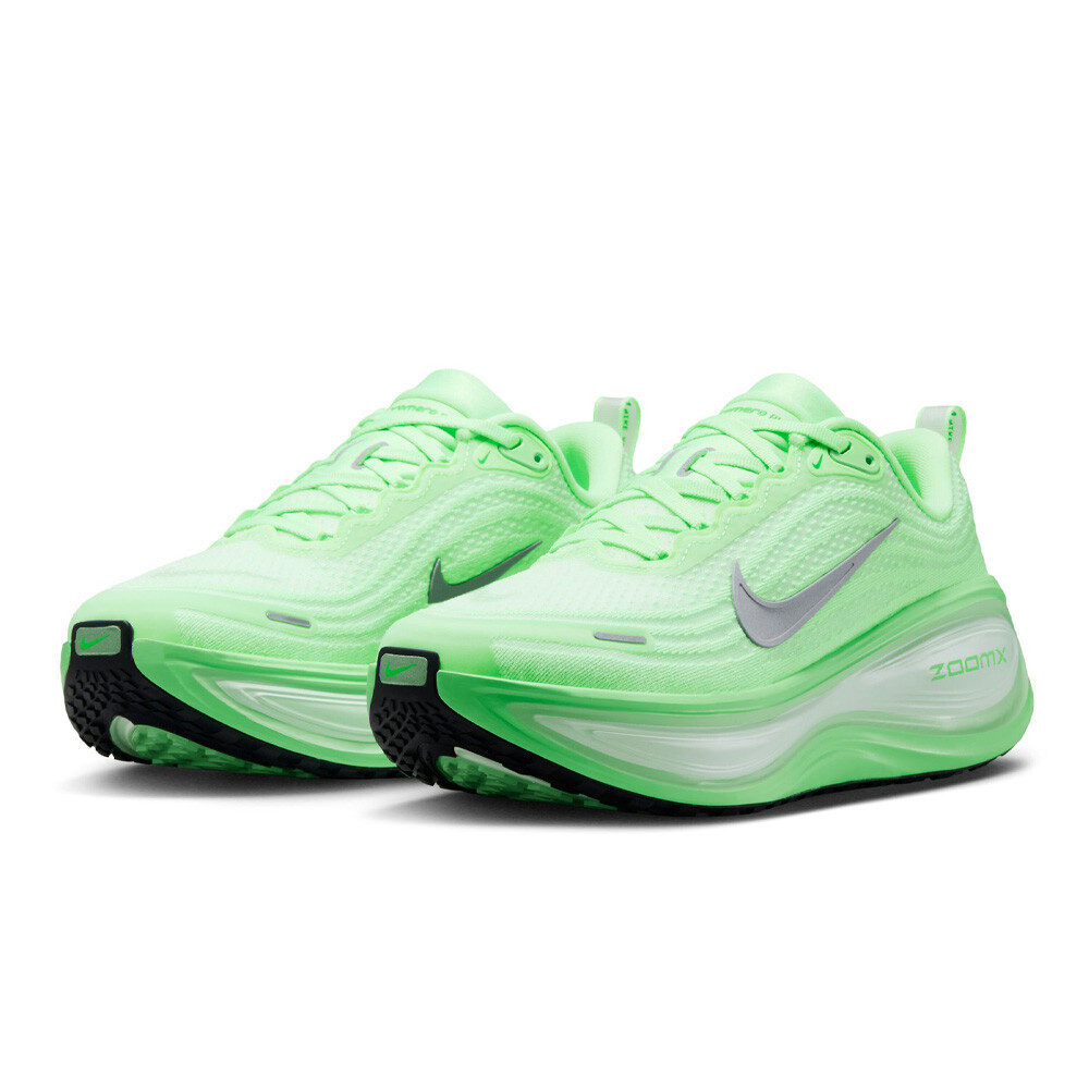 Nike Vomero Plus Women's Running Shoes | White/Metallic Silver/Illusion Green