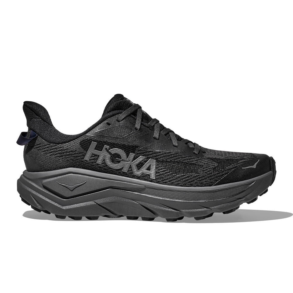 Hoka Challenger 8 Men's Trail Running Shoes | Black/Outer Orbit