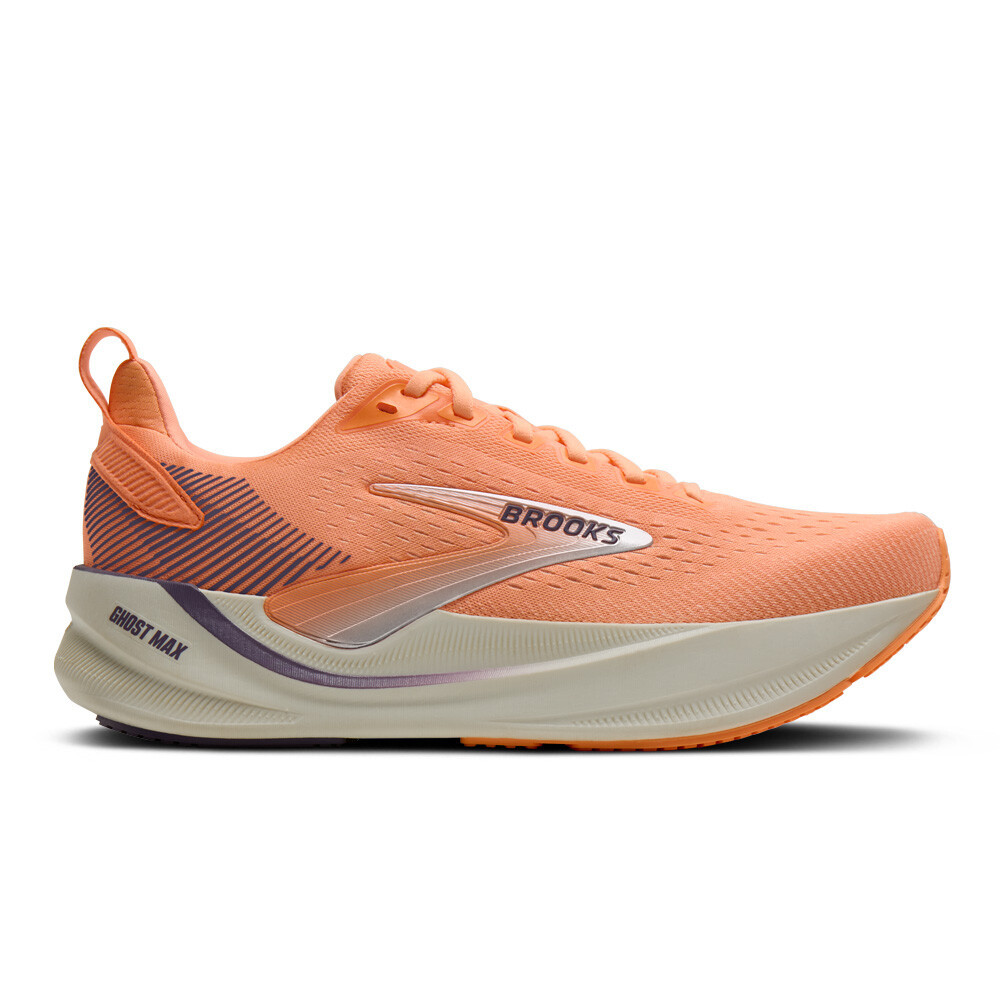 Brooks Ghost Max 4 Women's Running Shoes | Cyber Peach/Grape/Bluewash