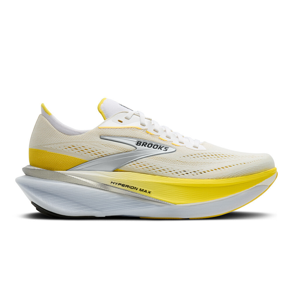 Brooks Hyperion Max 4 Women's Running Shoes | White/Cyber Yellow/Black