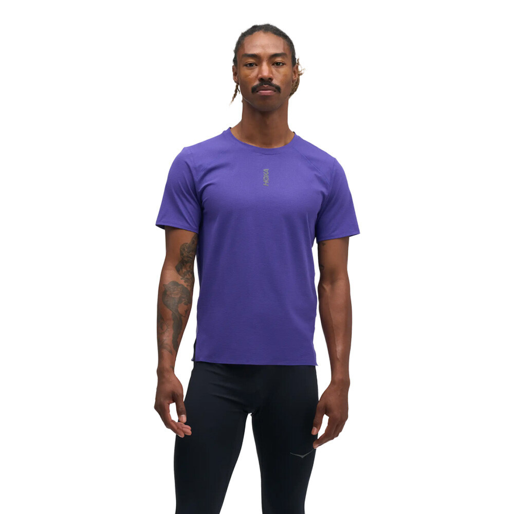 Hoka EveryRun Men's T-Shirt | Cosmic Purple