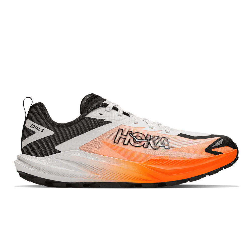 Hoka Zinal 3 Women's Trail Running Shoes | Frost/Neon Tangerine