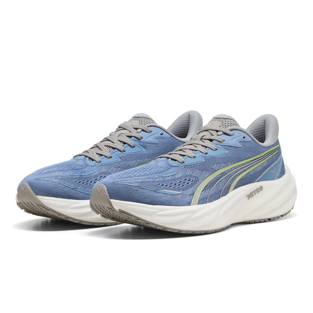 Puma Velocity Nitro 5 Men's Running Shoes | Zen Blue/Sunny Lime