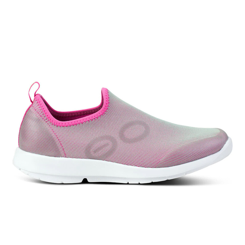 OOFOS OOmg Sport Women's Recovery Shoes | White Fuchsia