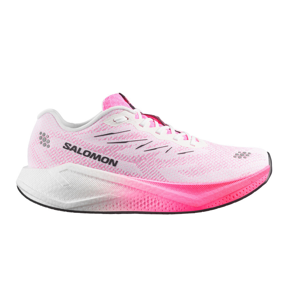 Salomon Aero Blaze 4 Men's Running Shoes | White/Knockout Pink/Black