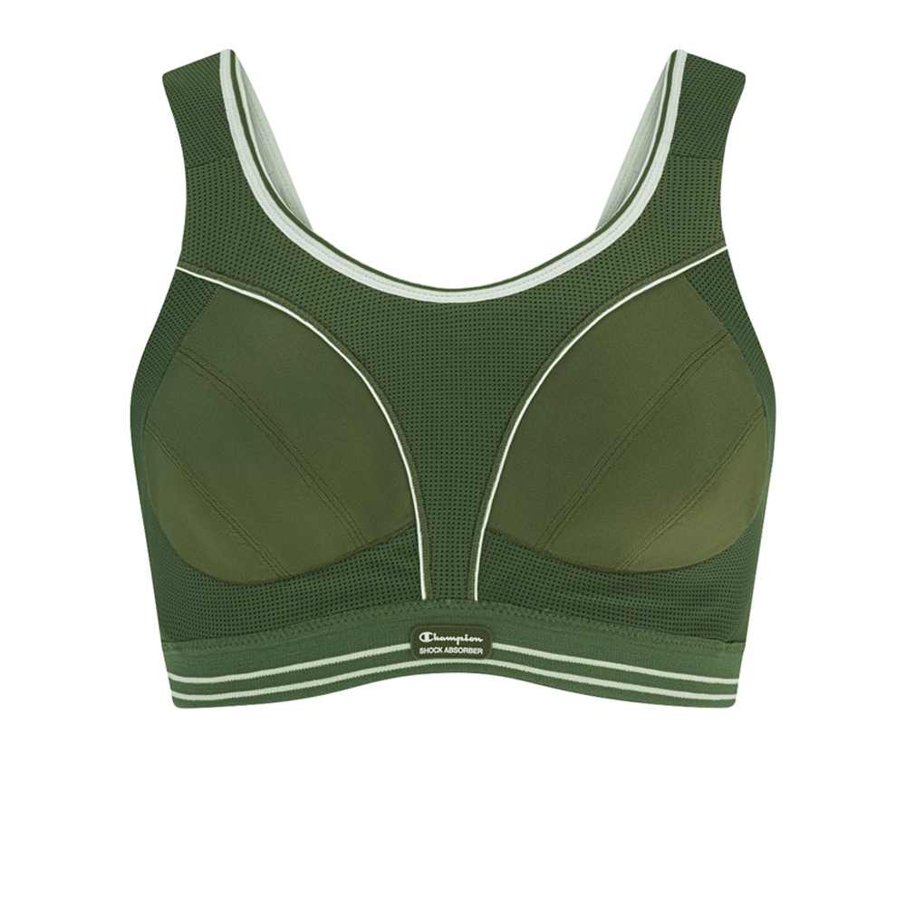 Shock Absorber Ultimate Run Women's Sports Bra | Bronze Green