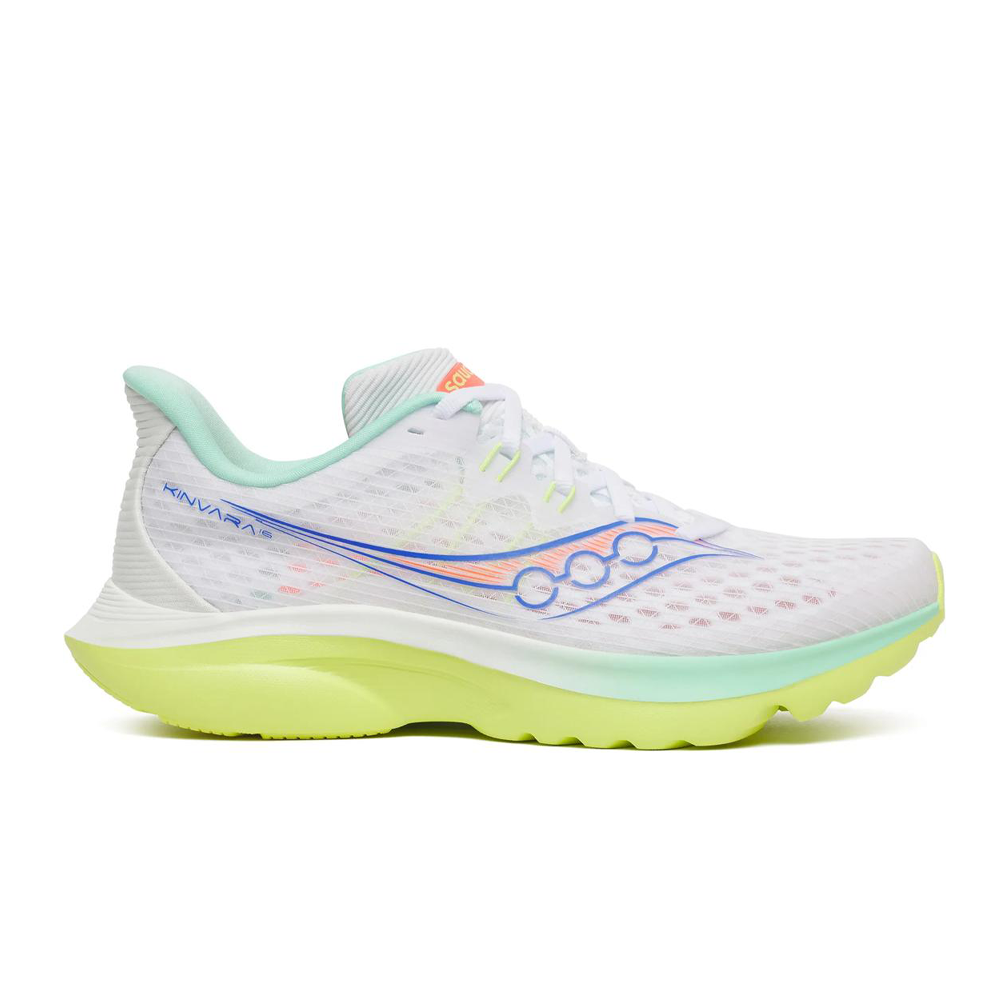 Saucony Kinvara 16 Women's Running Shoes | White/Tart