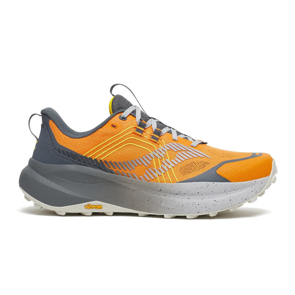 Saucony Xodus Ultra 4 Men's Trail Running Shoes | Fuego/Carbon