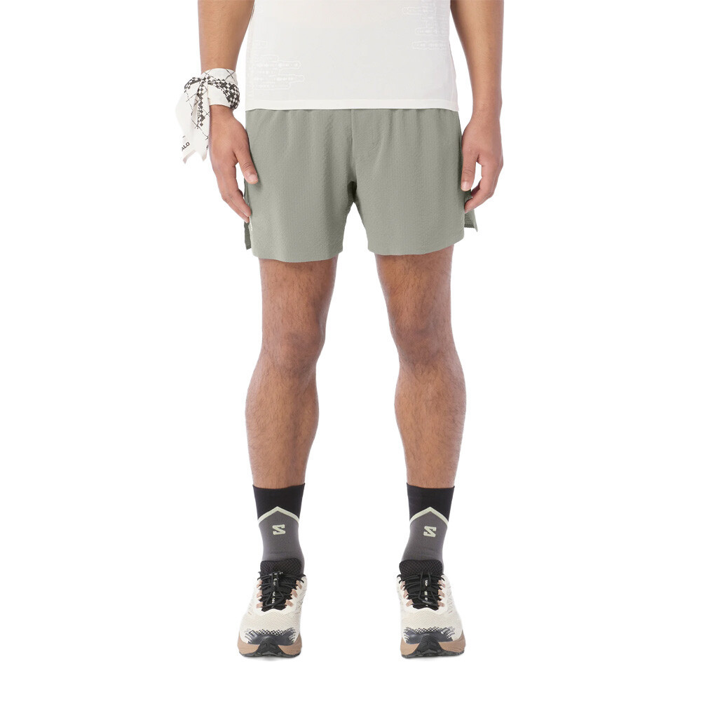 Salomon Sense Aero 2-in-1 Trail 5-Inch Men's Shorts | Castor Grey