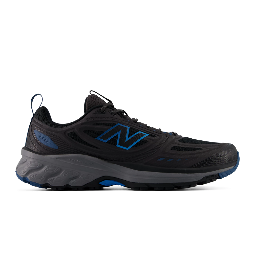 New Balance 410v9 Men's Trail Running Shoes | Black/Neptune Blue