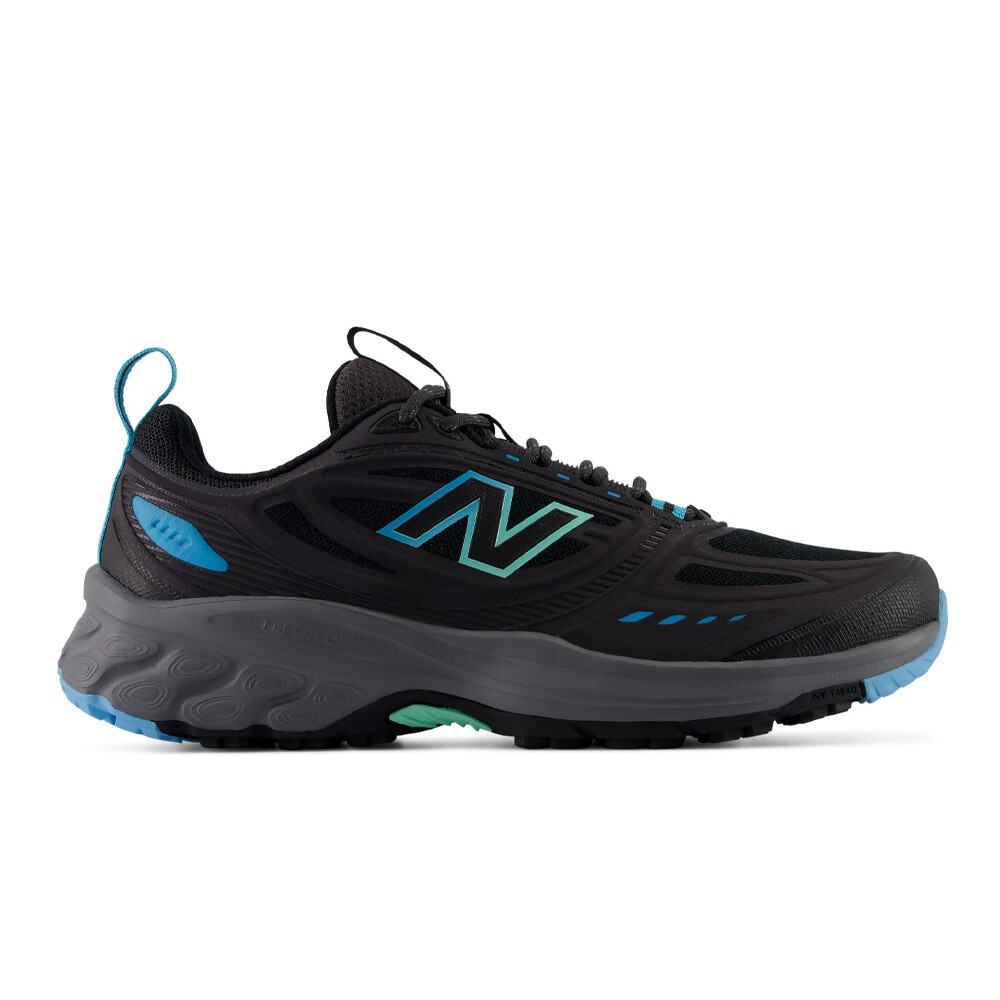 New Balance 410v9 Women's Trail Running Shoes | Black/Blue Glaze/Bright Mint