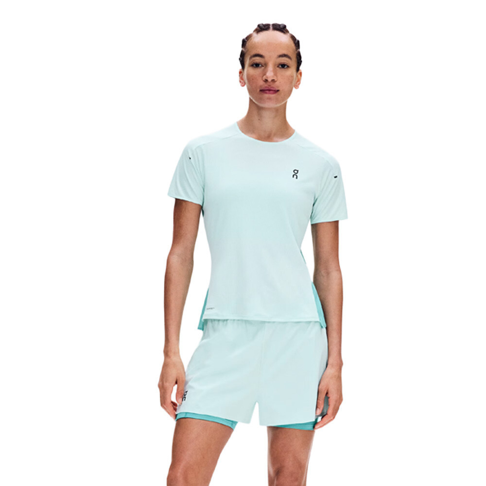 On Running On Performance-T Women's T-Shirt | Flurry/Aquamarine