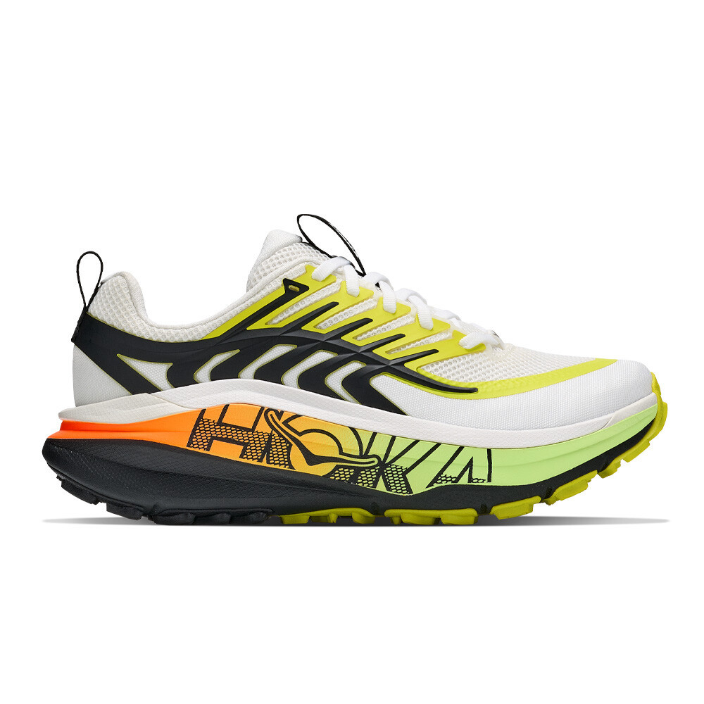 Hoka Stinson 8 Men's Trail Running Shoes | Frost/Black