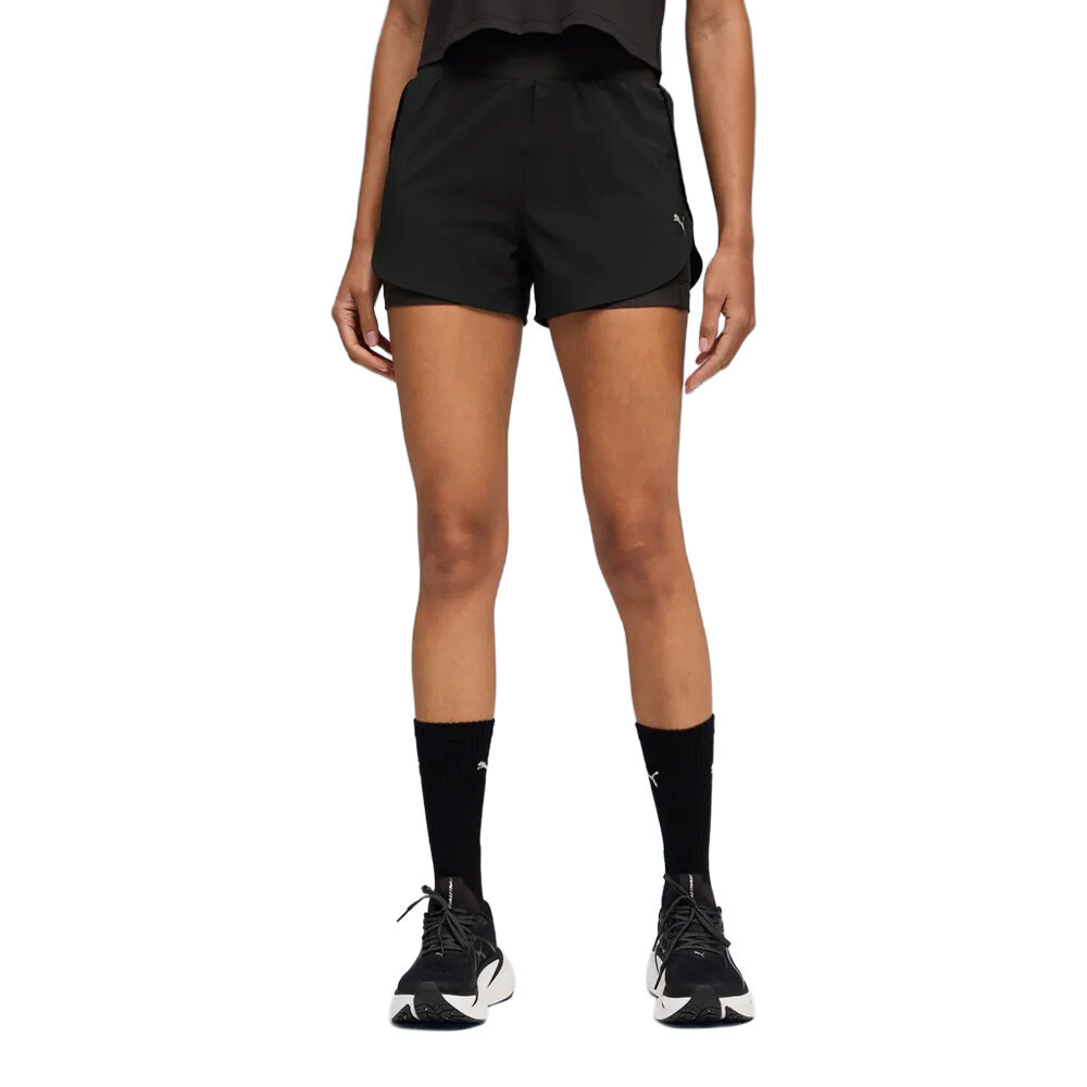 Puma Dreamrun dryCELL 2-In-1 3-Inch Women's Shorts | Black